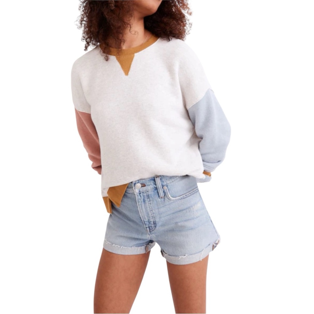 Madewell Light Blue Jean Shorts Size 28 Frayed Hem Denim